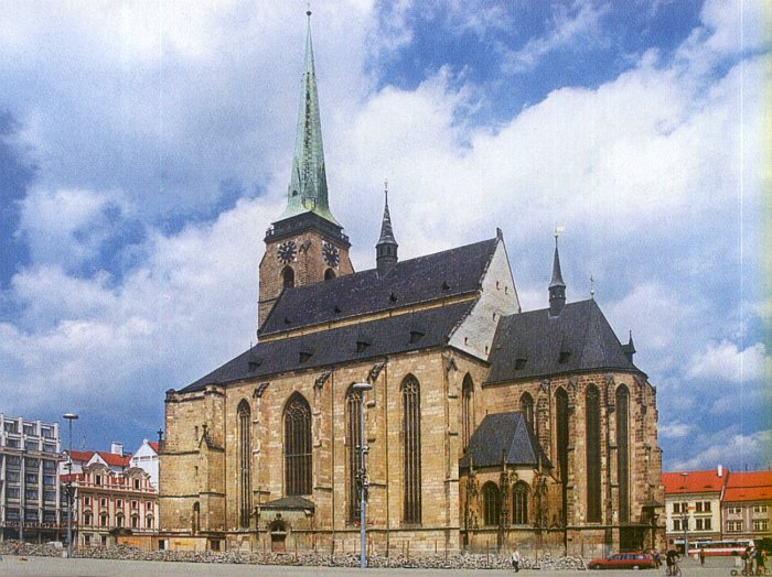 Plzeň - kostel s nejvyšší věží