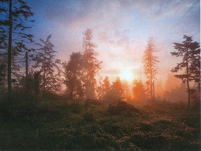 západ Slunce v Slovenském Rudohoří