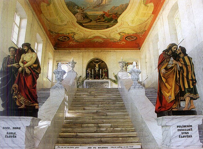 Králíky - kostel se svatými schody