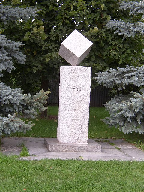 pomník první kostce cukru