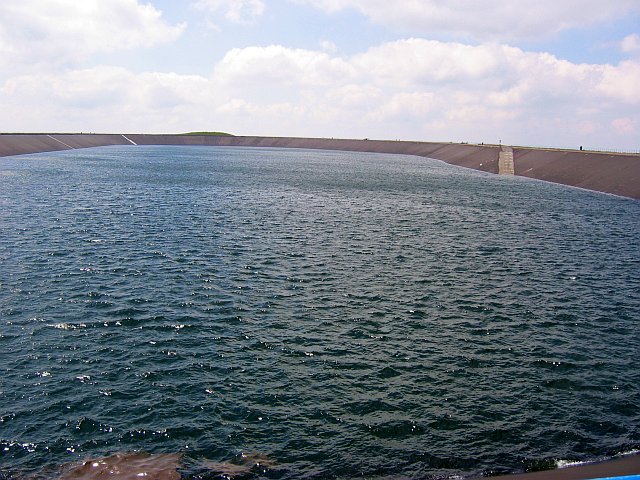 horní nádrž přečerpávací elektrárny Dlouhé Stráně