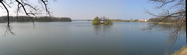 rybník Svět z hráze