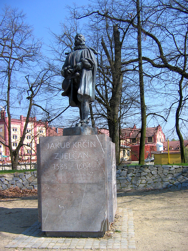socha - Jakub Krčín z Jelčan