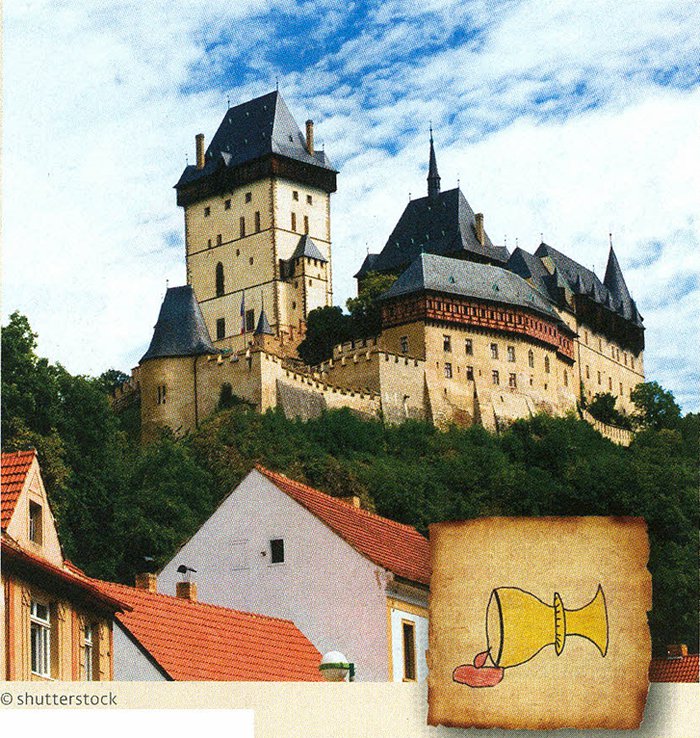 hrad Karlštejn - Slepý hudebník