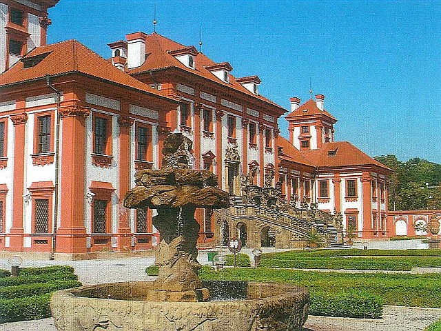 Troja - Zámek, Zámecké zahrady