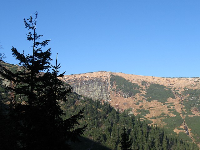 Kotel - lavinový svah