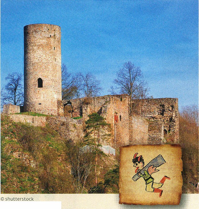 zřícenina Dobronice - Kámen - lhář