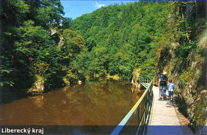 Riegrova stezka okolo jizery, okres Semily