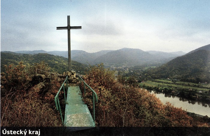 Vyhlídka Mlynářův kámen, okres Ústí nad Labem
