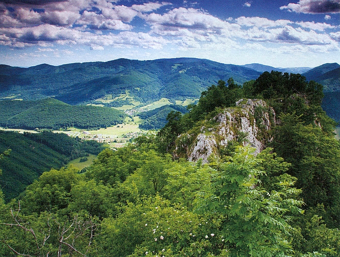 panorama Muránské planiny