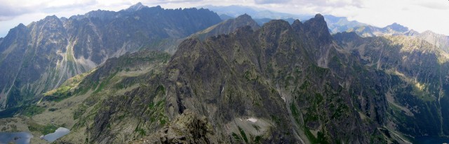 panorama z Rysů