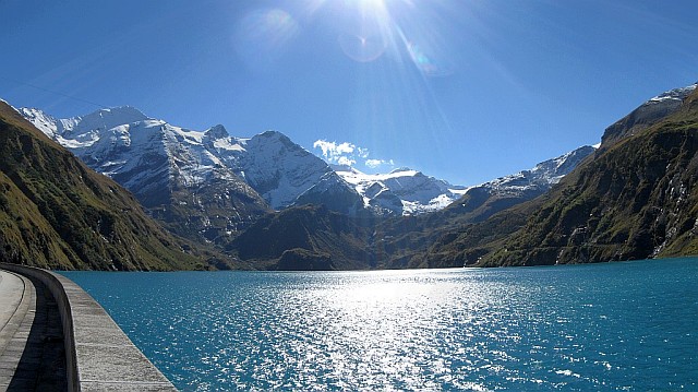 Elektrárny na Kaprunem - Stausee WasserFallBode, Mooserboden