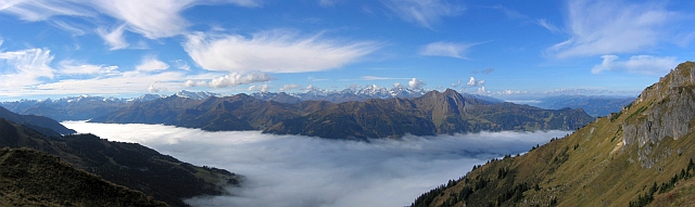 Údolí Bad Gastein - inverze